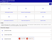 Tablet Screenshot of flowmeter-india.com